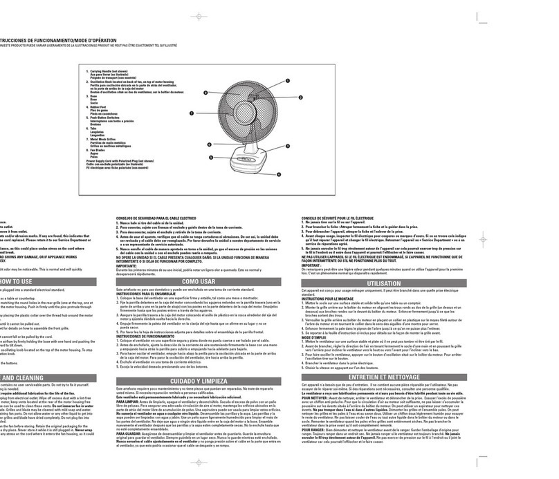 Applica WDF900 Installation instructions
