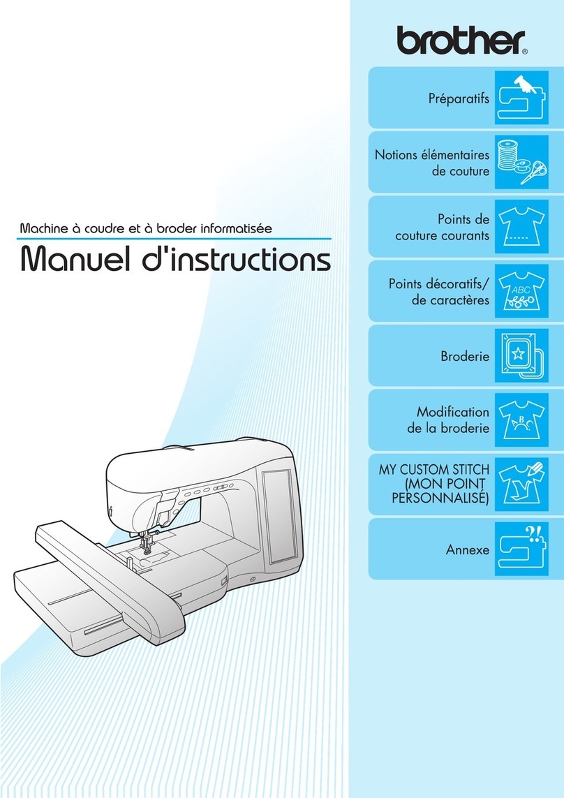 Brother Duetta 4500D Mounting instructions