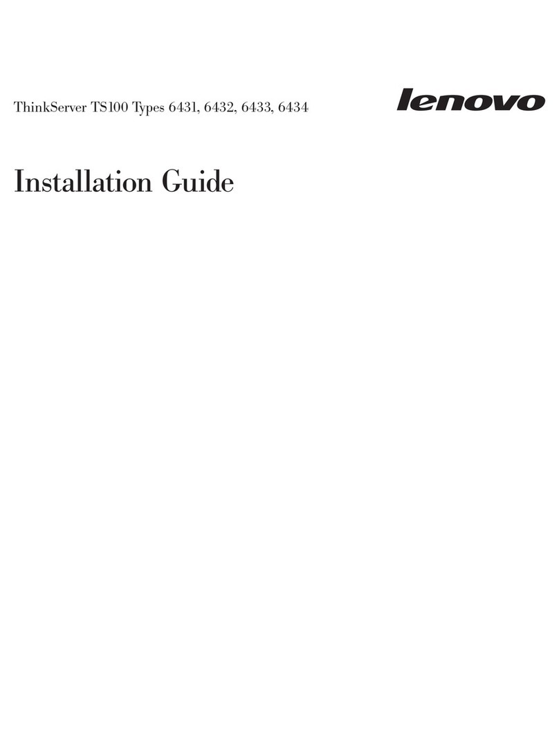 Lenovo ThinkServer TS100 User manual