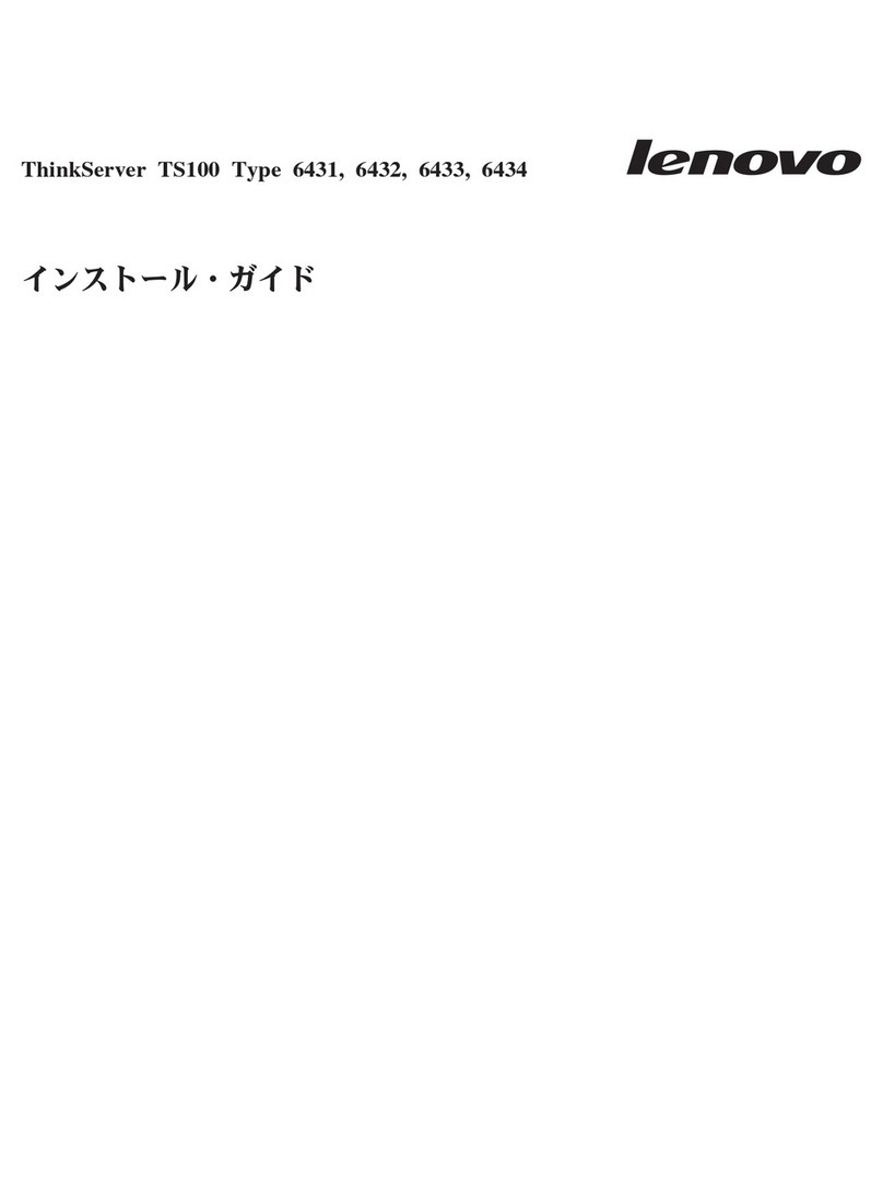 Lenovo ThinkServer TS100 User manual