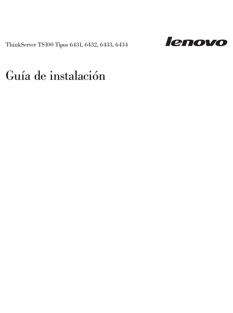 Lenovo ThinkServer TS100 Parts list manual