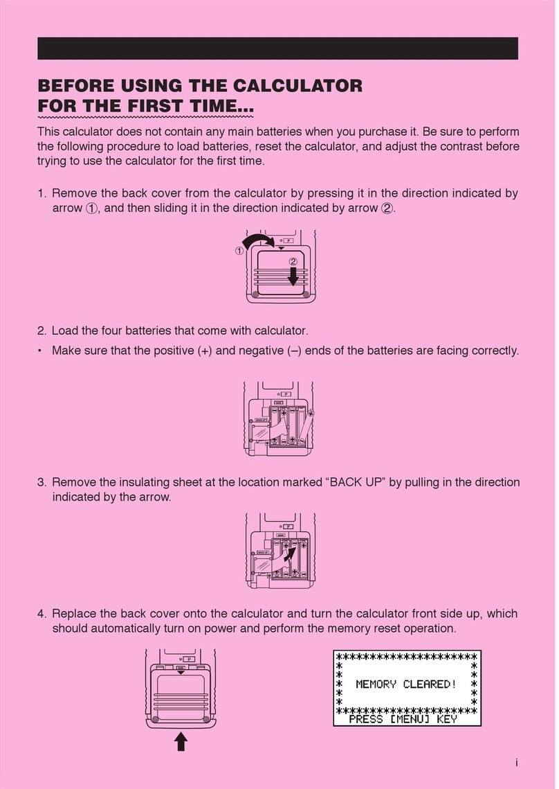 Casio FX-9750G User manual Casio FX-9750G User manual