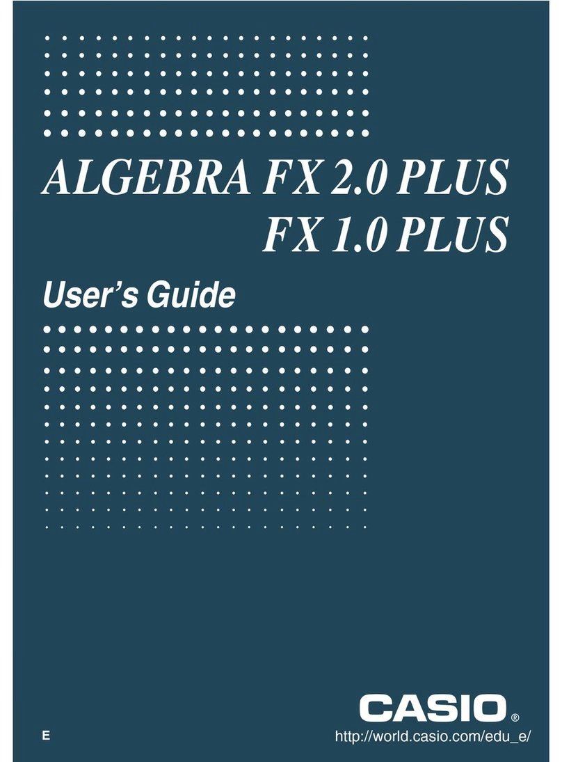 Casio ALGEBRA FX 2.0 Plus user guide