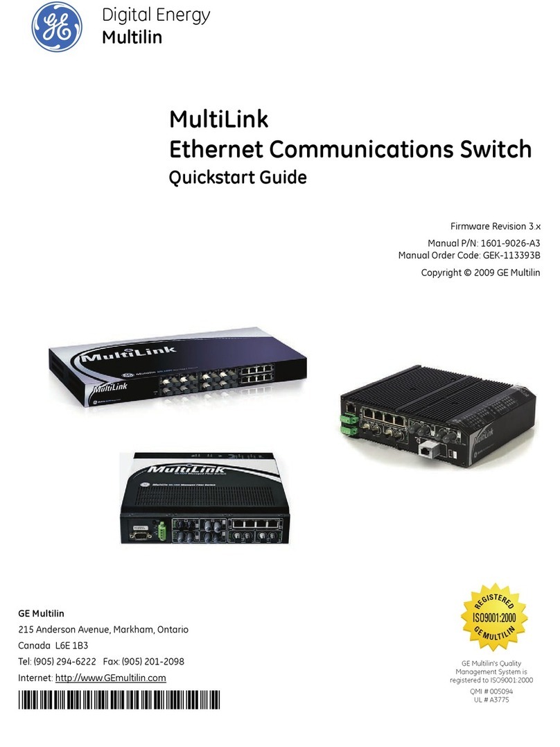 GE MultiLink quick start guide