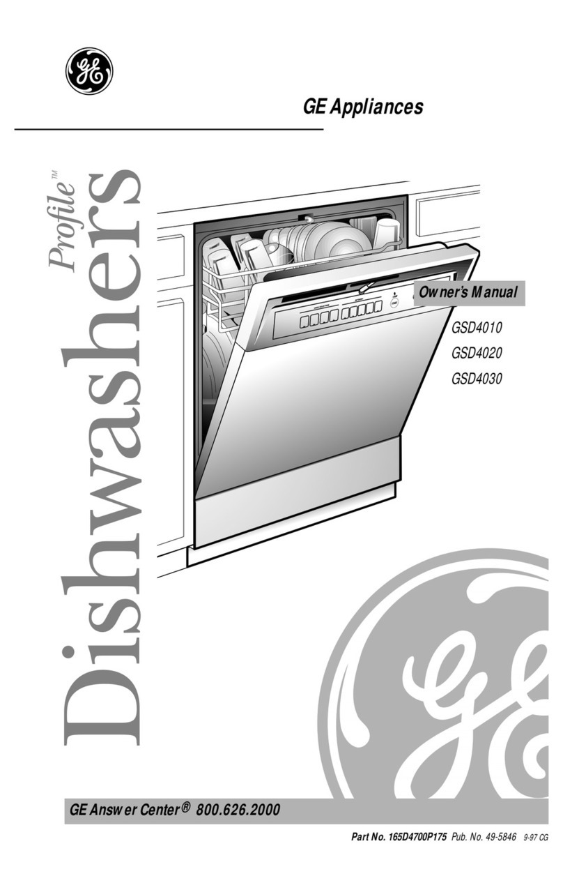 GE GSD4010 User manual