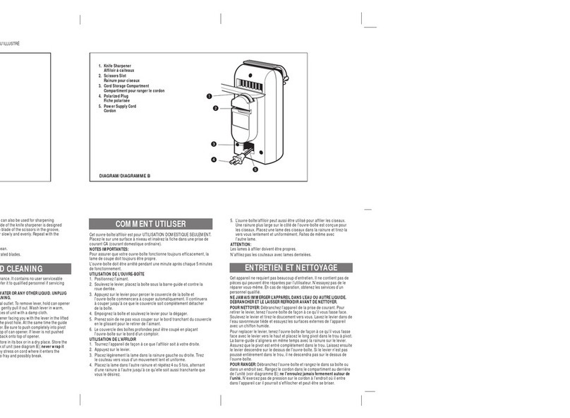 Windmere Togo CO-103SC User manual