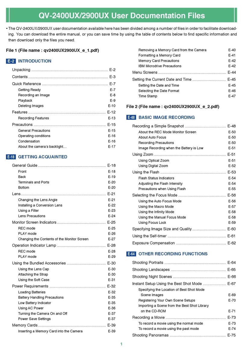Casio QV-2400UX User manual