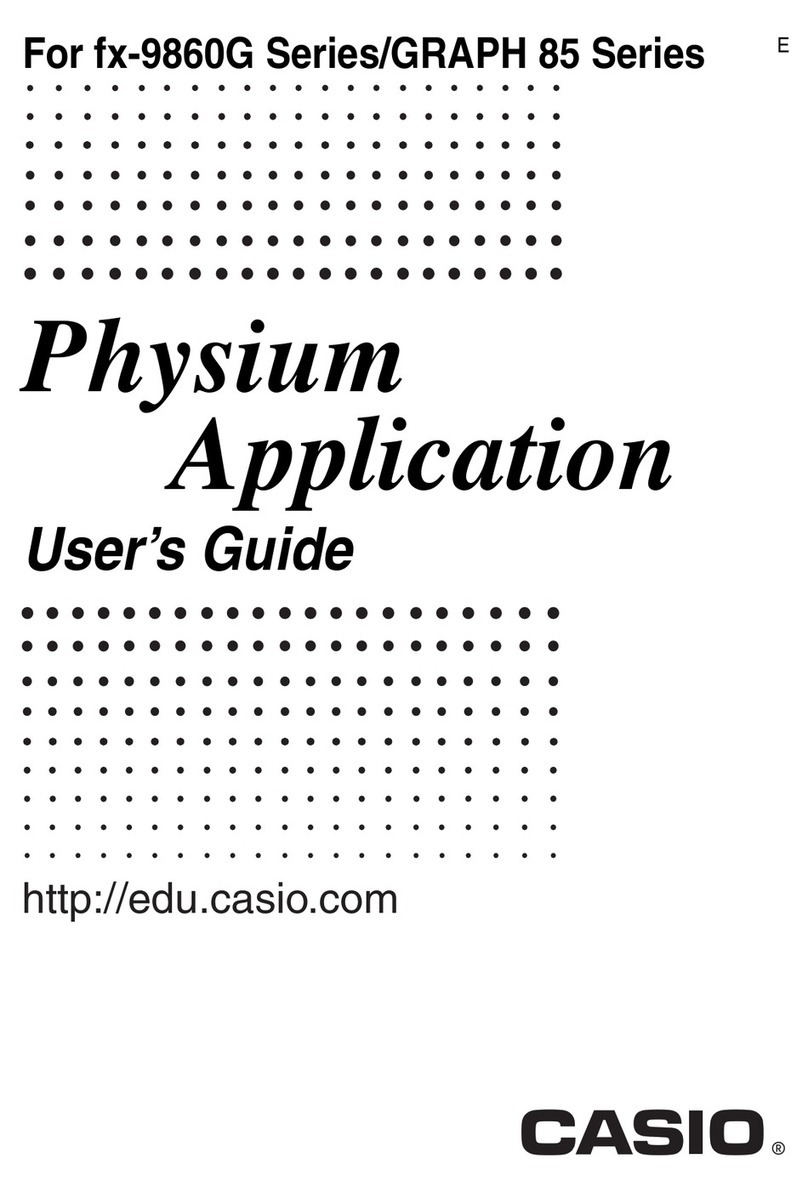 Casio Physium Application User manual