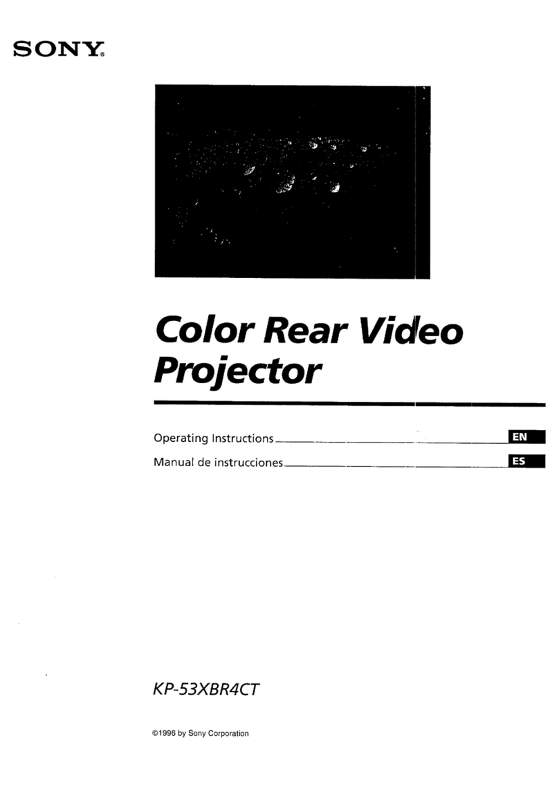 Sony KP-53XBR4CT operating instructions