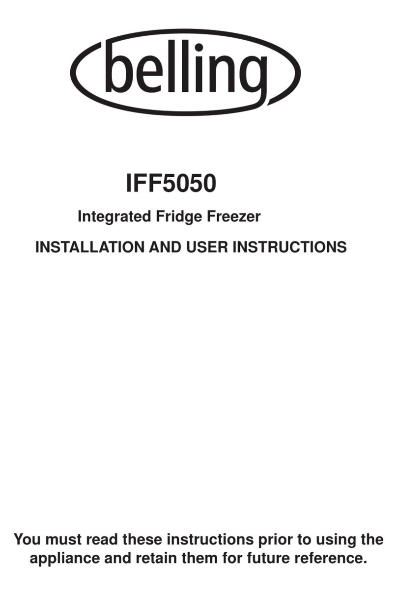 Belling IFF5050 Installation and user instructions