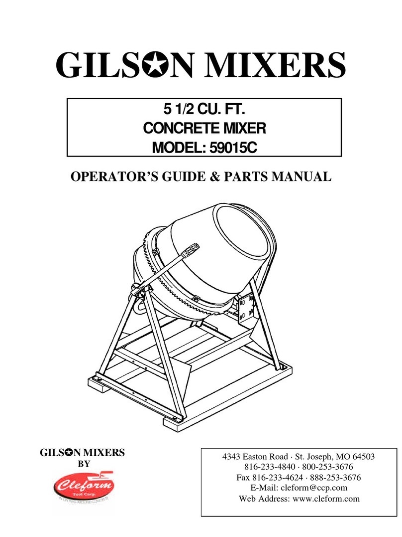 Cleform Gilson 59015C User manual