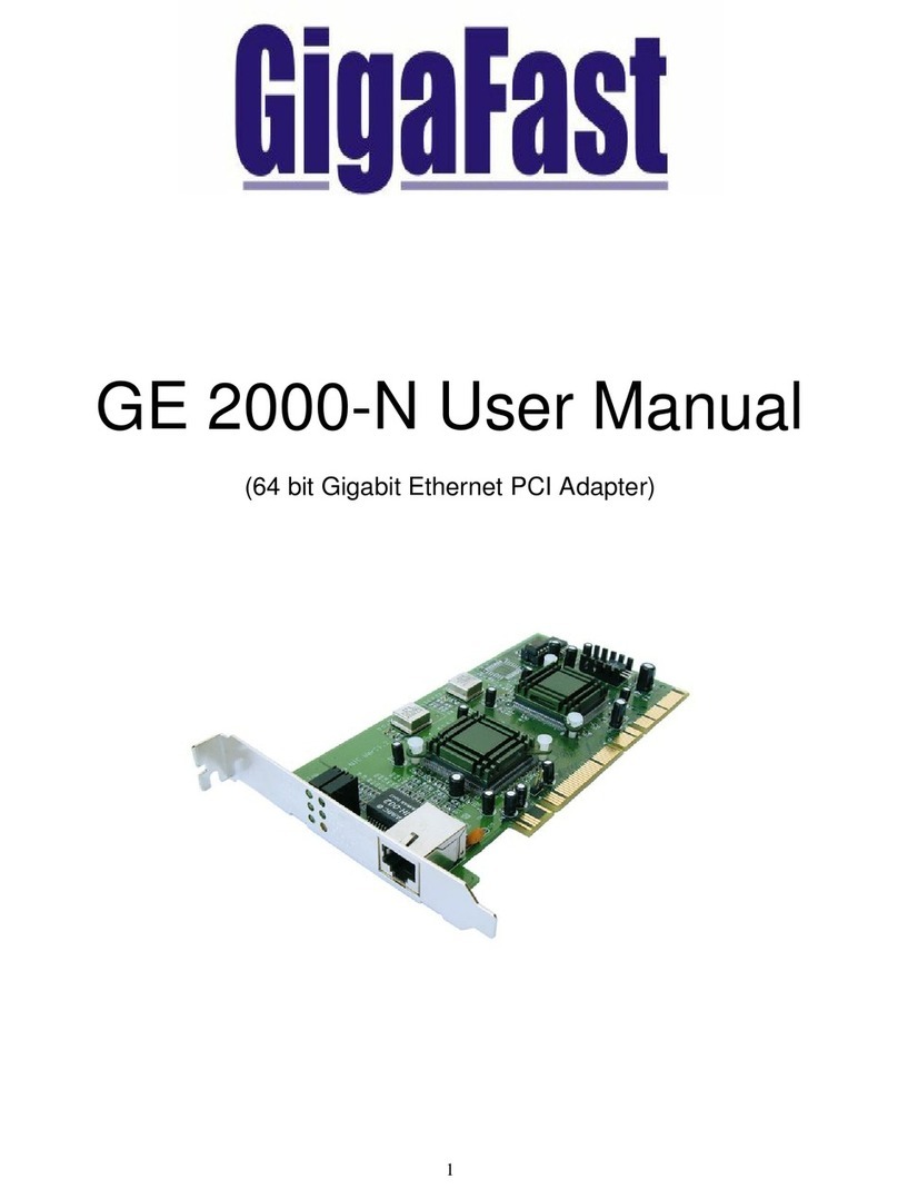 Gigafast GigaFast GE 2000-N user manual