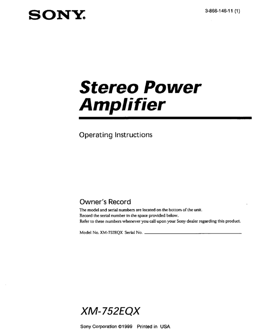 Sony XM-752EQX User manual