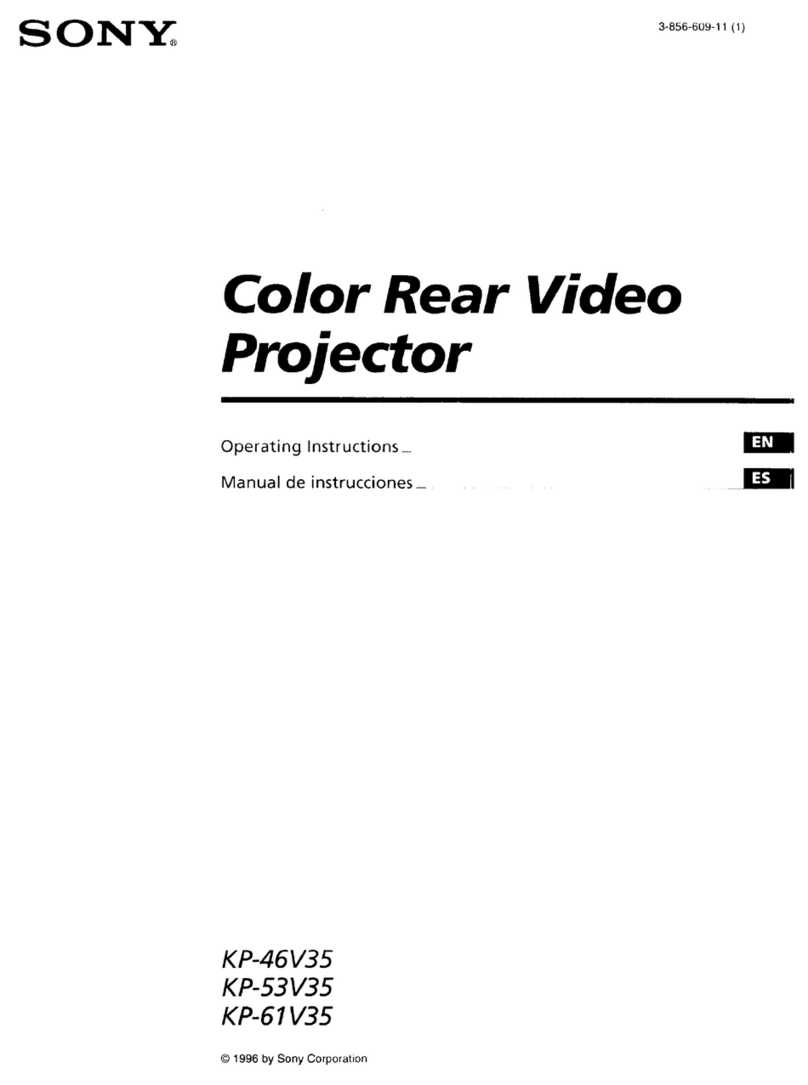 Sony KP-53V35 operating instructions