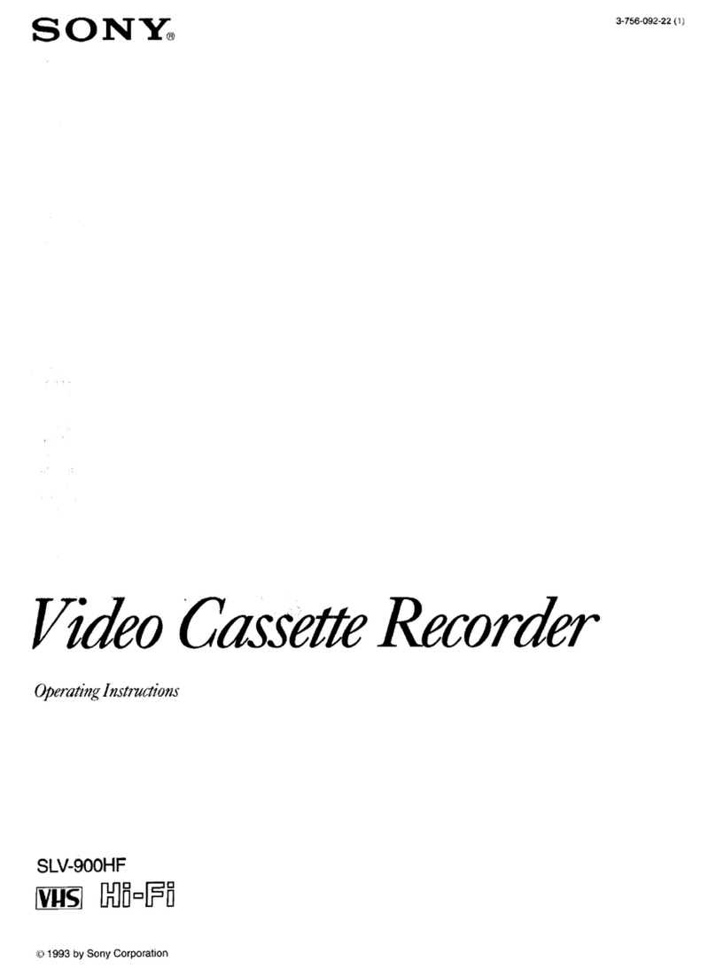 Sony SLV-900HF User manual