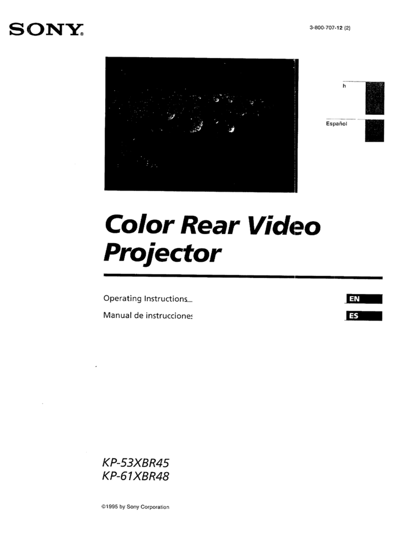 Sony KP-61XBR48 User manual