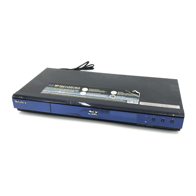 Sony Blue ray Disc  BDP-S350 operating instructions