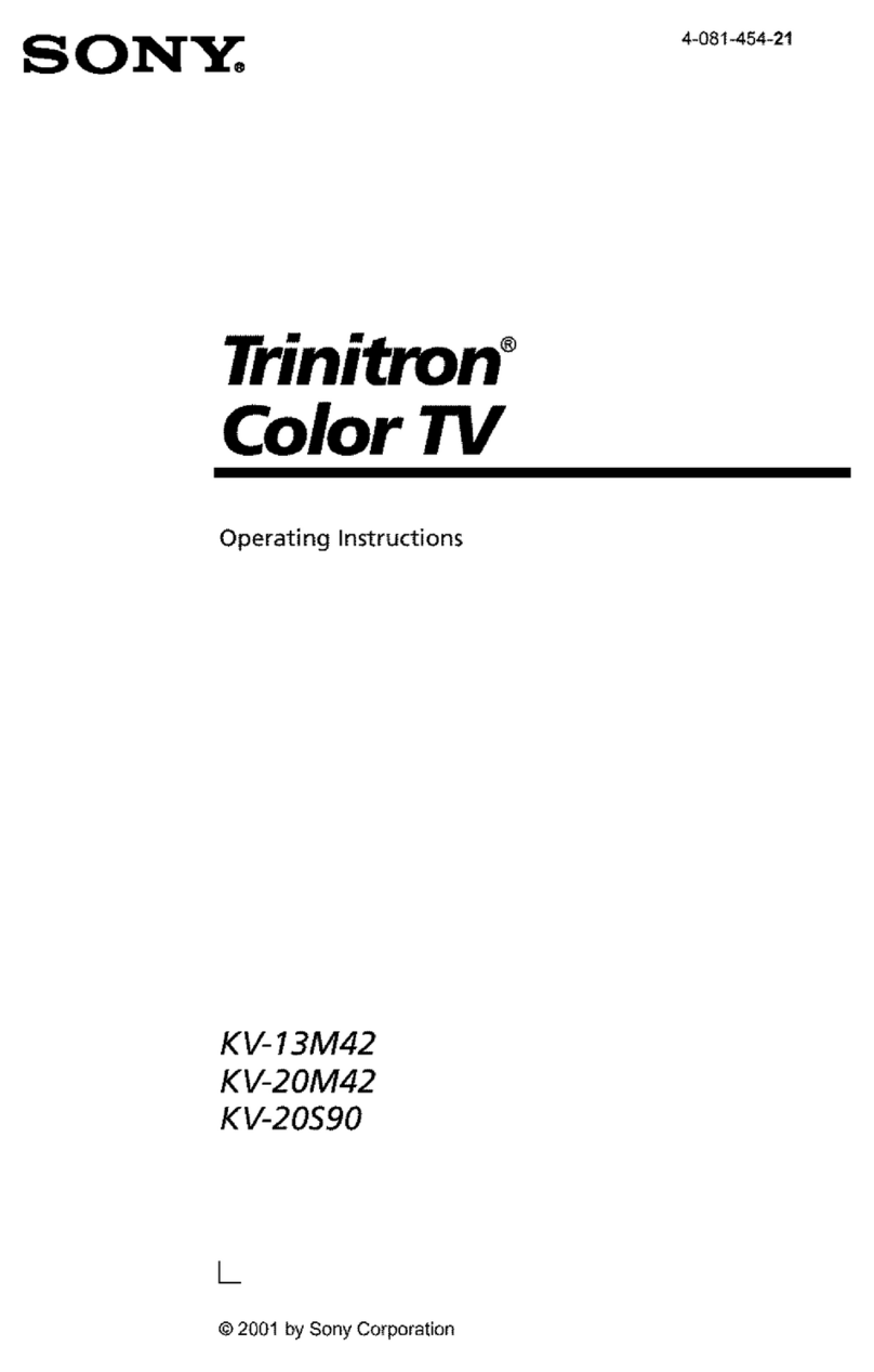 Sony Trinitron KV-20M42 User manual
