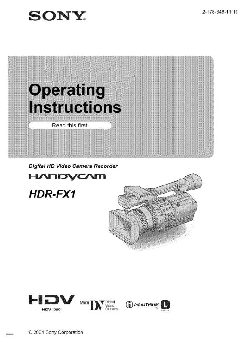 Sony Handycam HDR-FX1 User manual