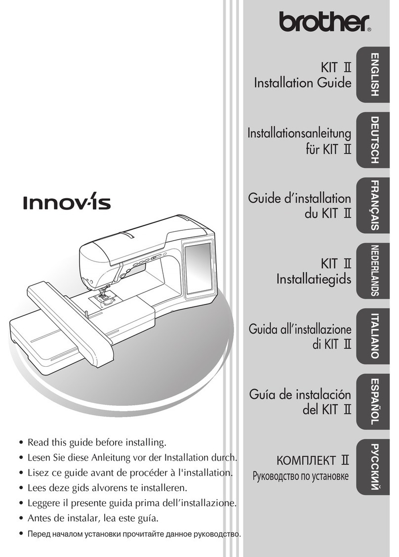 Brother Quattro 6000D installation guide