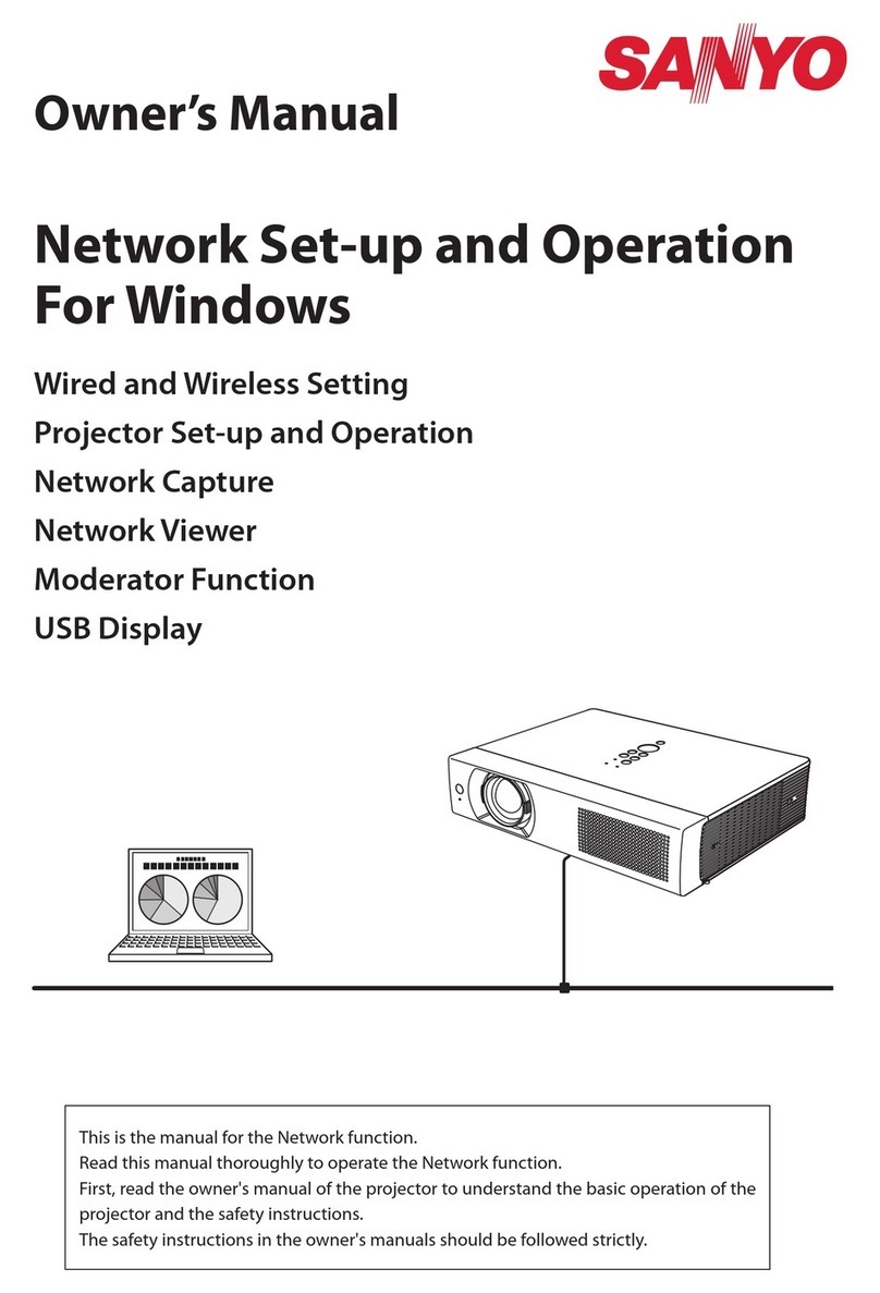 Sanyo PLC-XU116 - 4500 Lumens User manual