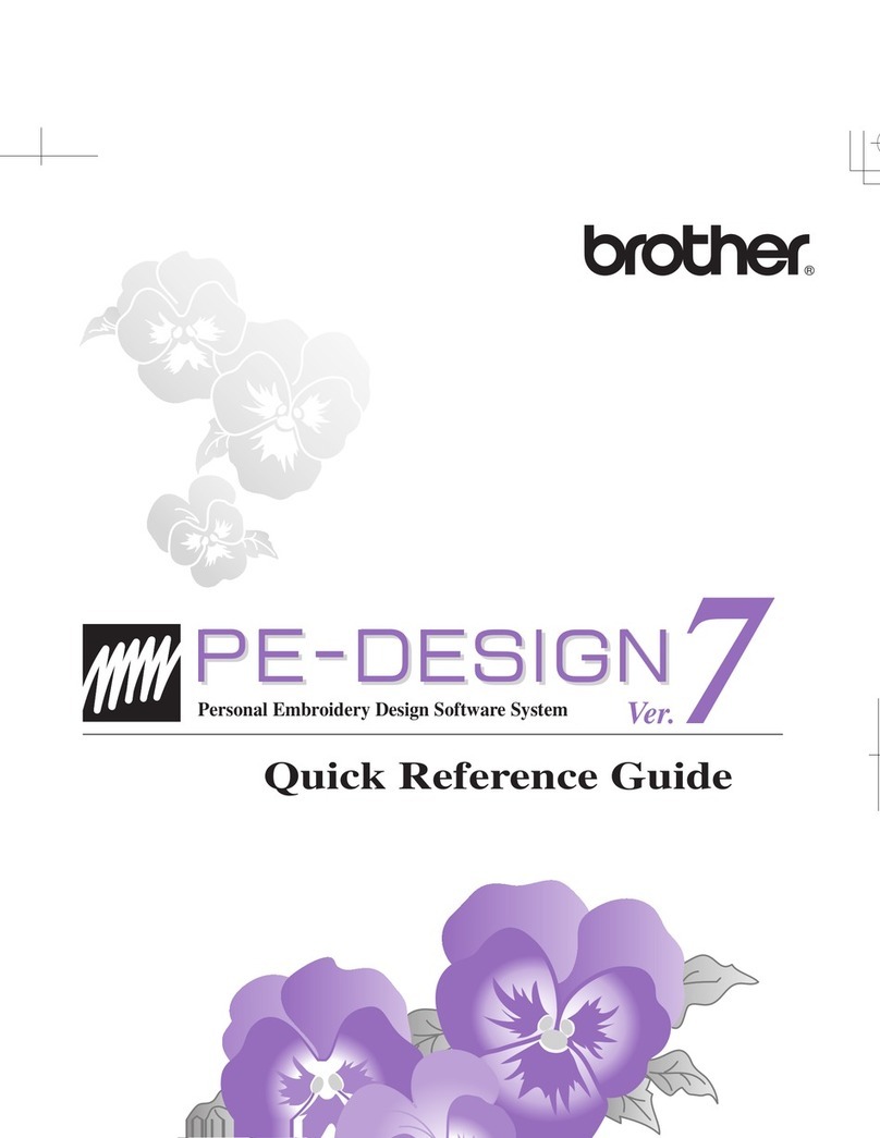 Brother PEDESIGN 7.0 User manual