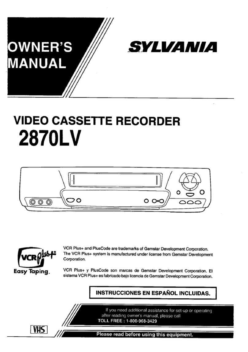 Sylvania 2870LV User manual