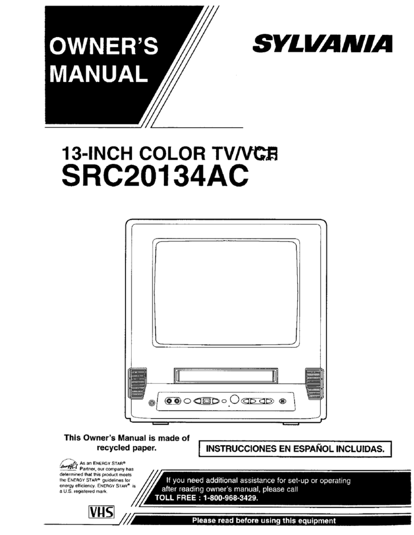 Sylvania SRC20134AC owner's manual