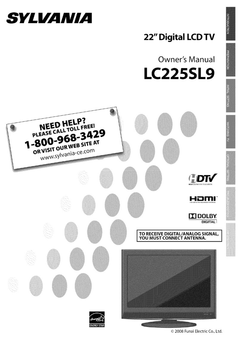 Sylvania LC-225SL9 User manual