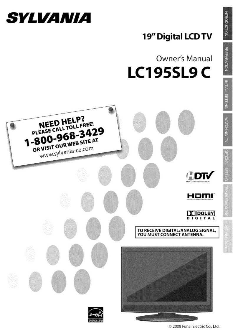 Sylvania LC195SL9C User manual