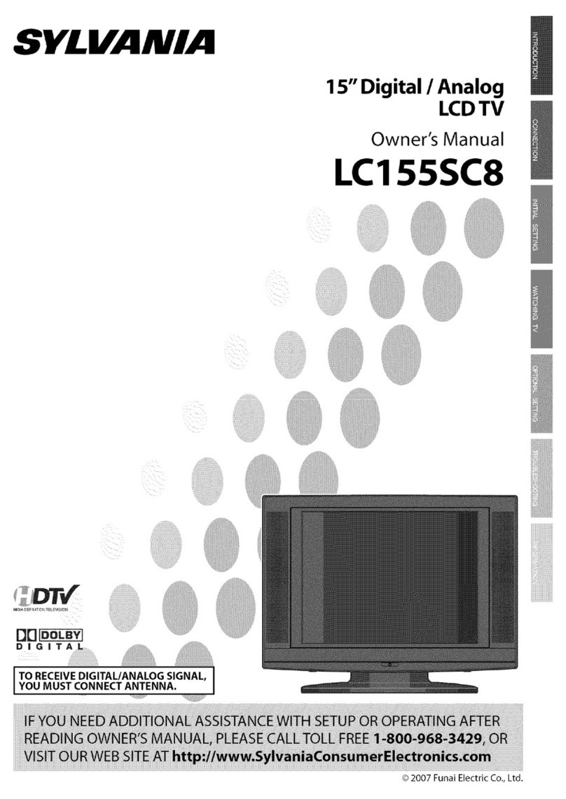 Sylvania LC155SC8 User manual