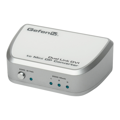 Gefen GTV-DVIDL-2-MDP User manual Gefen GTV-DVIDL-2-MDP User manual
