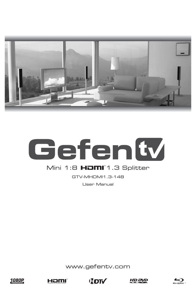GefenTV GTV-MHDMI1.3-148 User manual