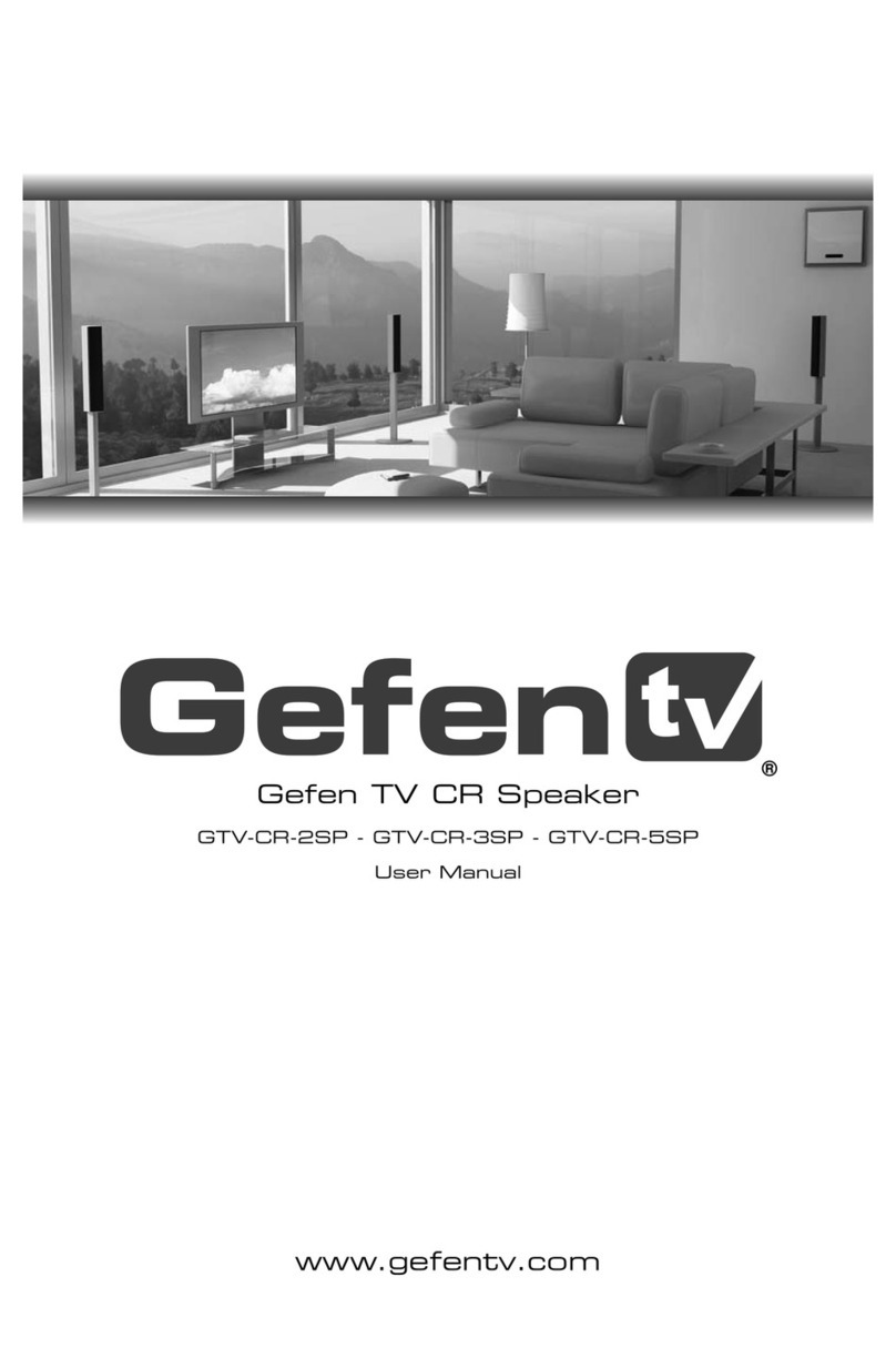 GefenTV GTV-CR-2SP user manual