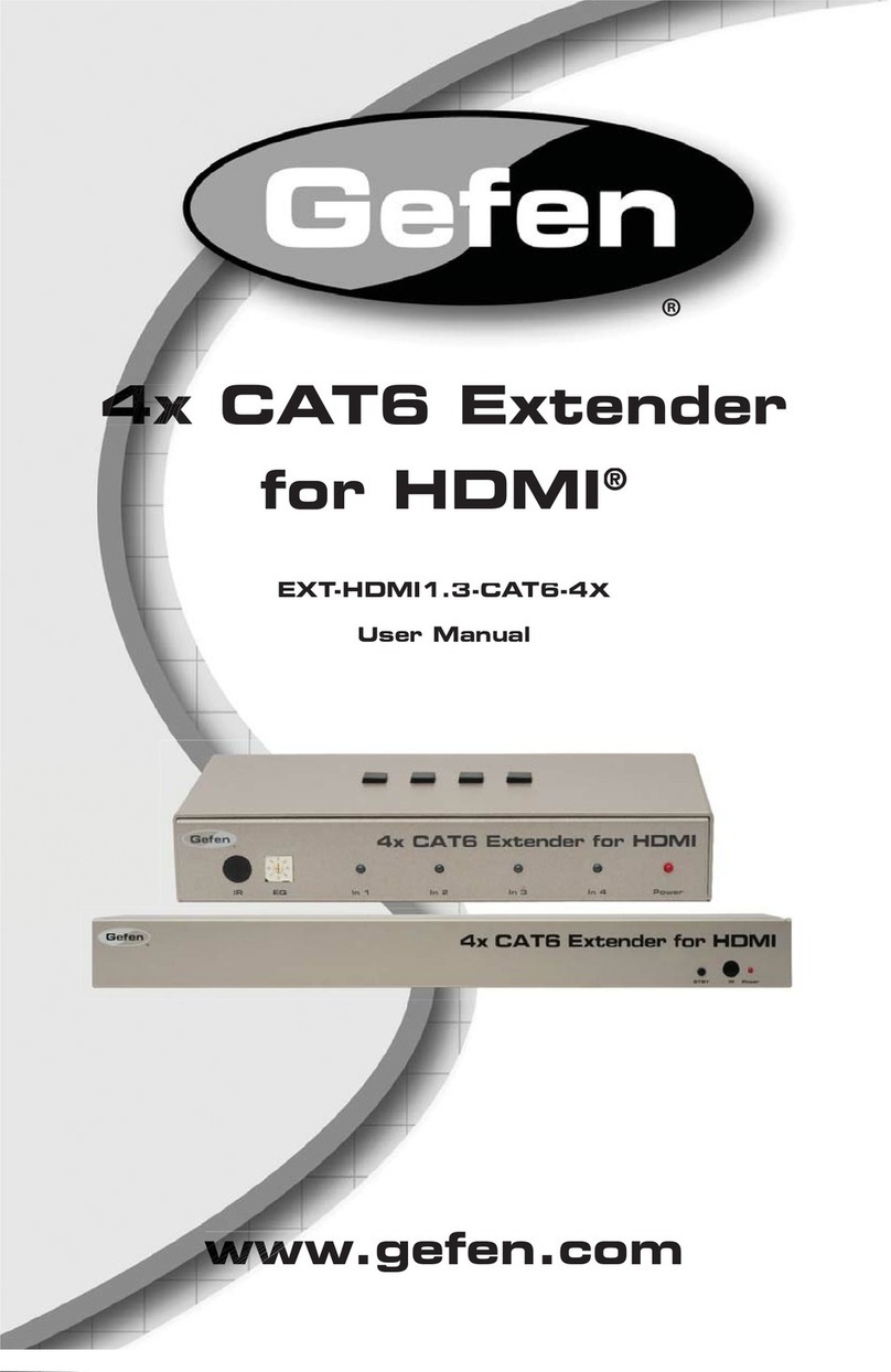 Gefen EXT-HDMI1.3-CAT6-4X user manual