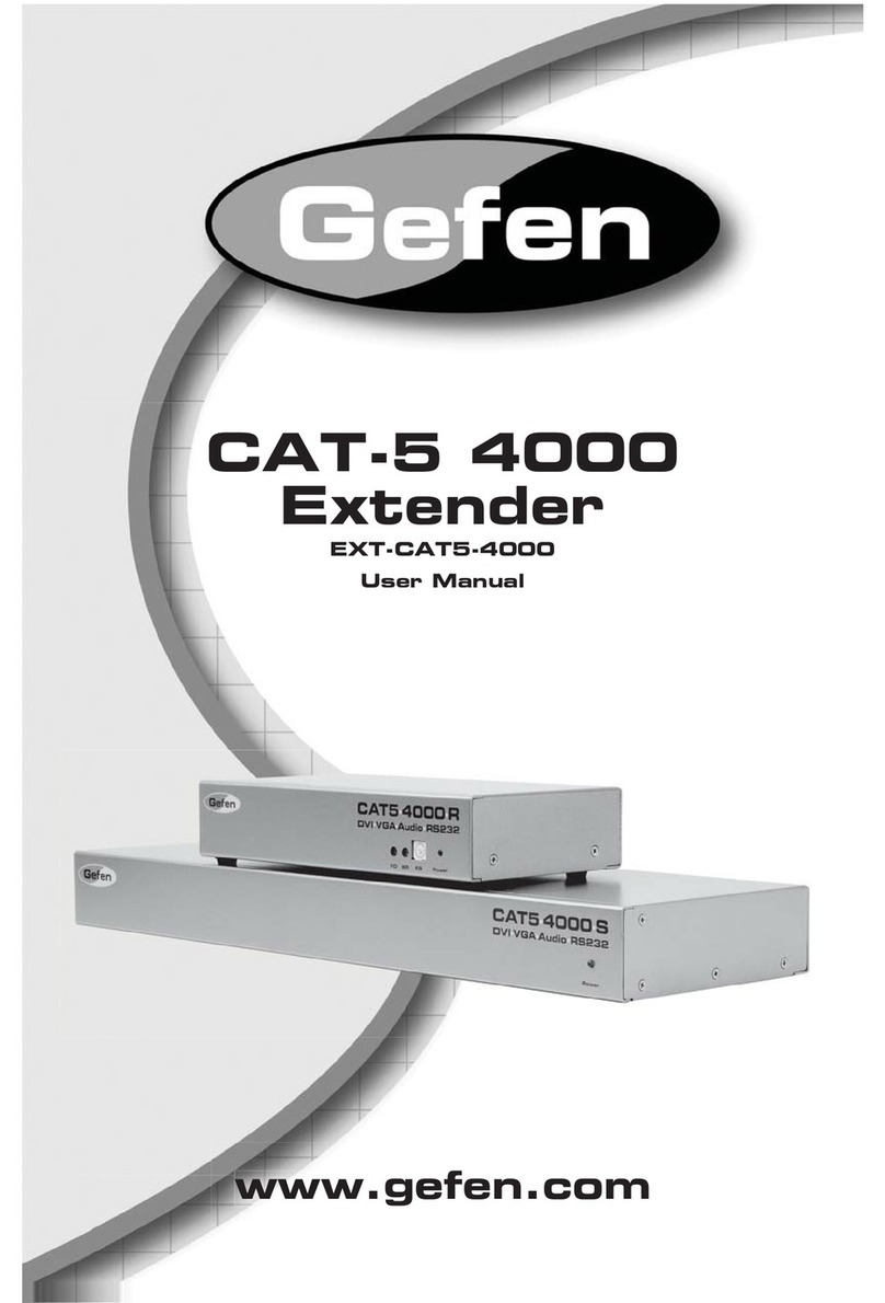Gefen EXT-CAT5-4000 User manual