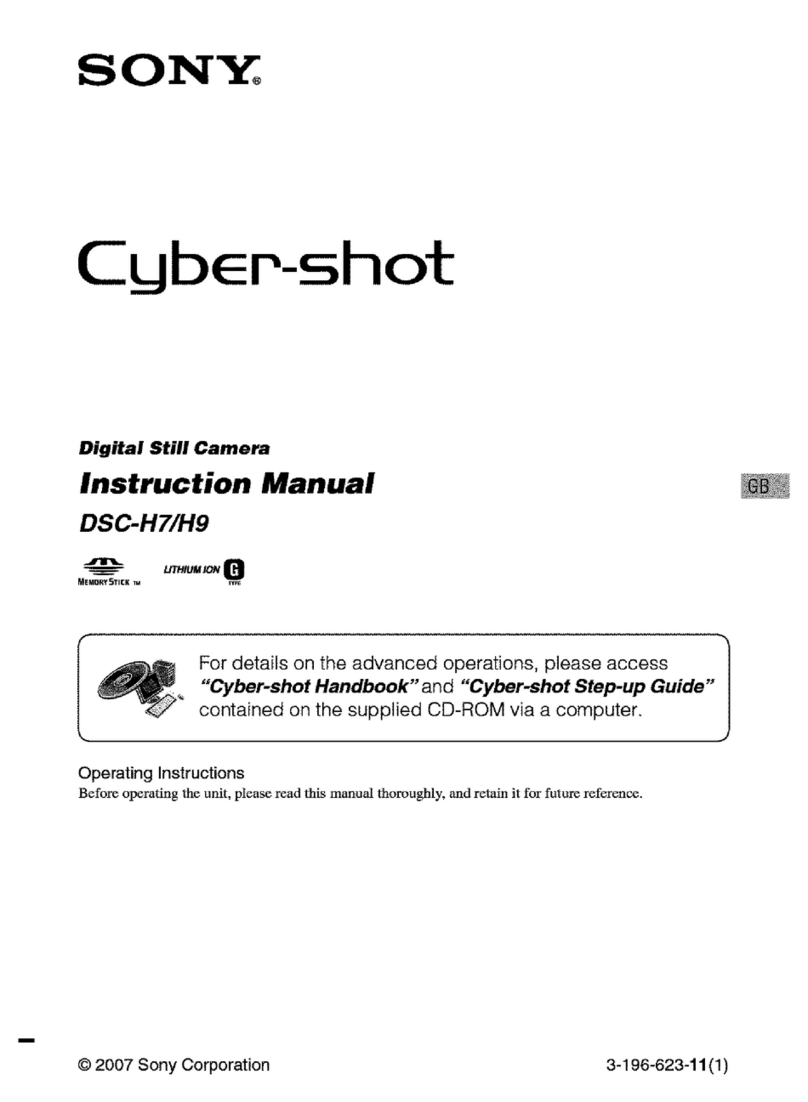 Sony Cyber-shot DSC-H7 User manual