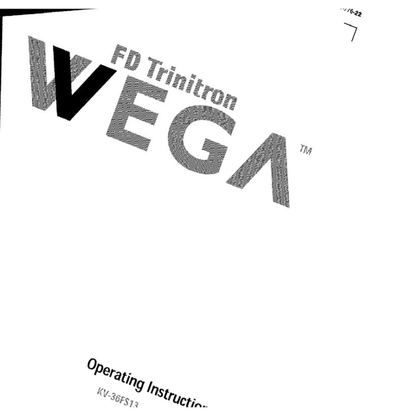 Sony TRINITRON KV-36FS13 User manual