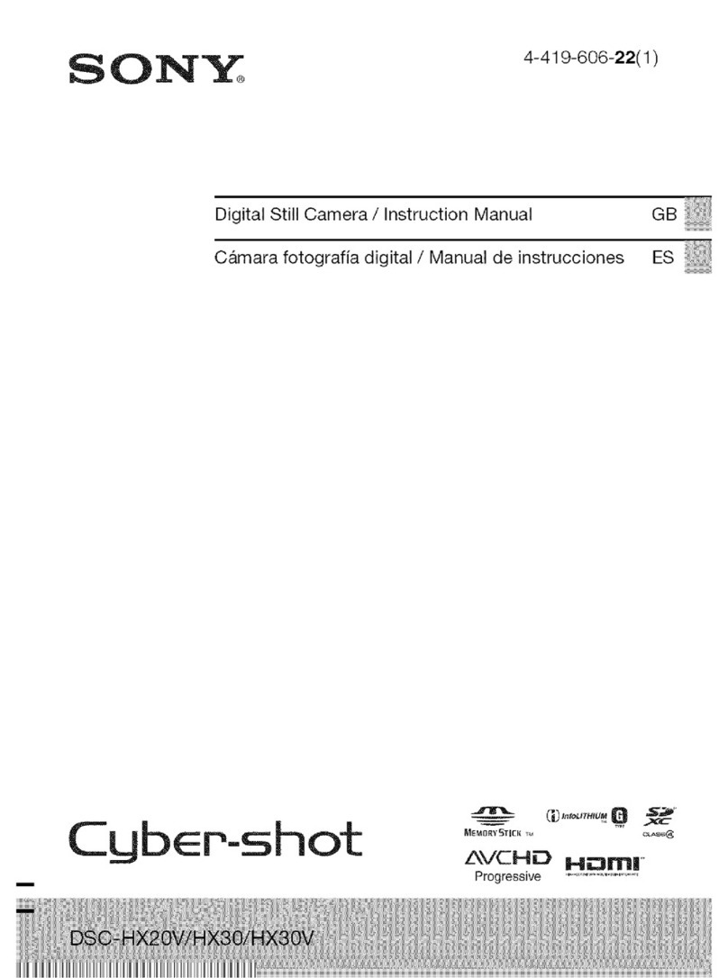 Sony Cyber-shot DSC-HX30 User manual Sony Cyber-shot DSC-HX30 User manual