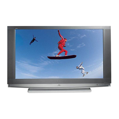 Sony Grand WEGA KDF-E55A20 User manual