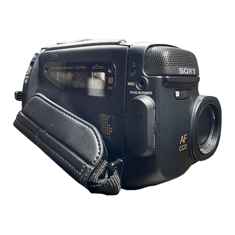 Sony Handycam CCD-TR30 User manual Sony Handycam CCD-TR30 User manual