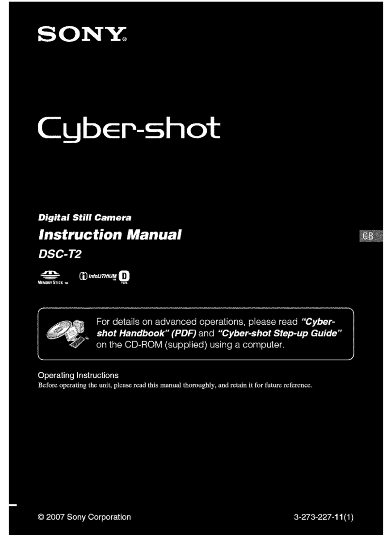 Sony Cyber-shot DSC-T2 User manual