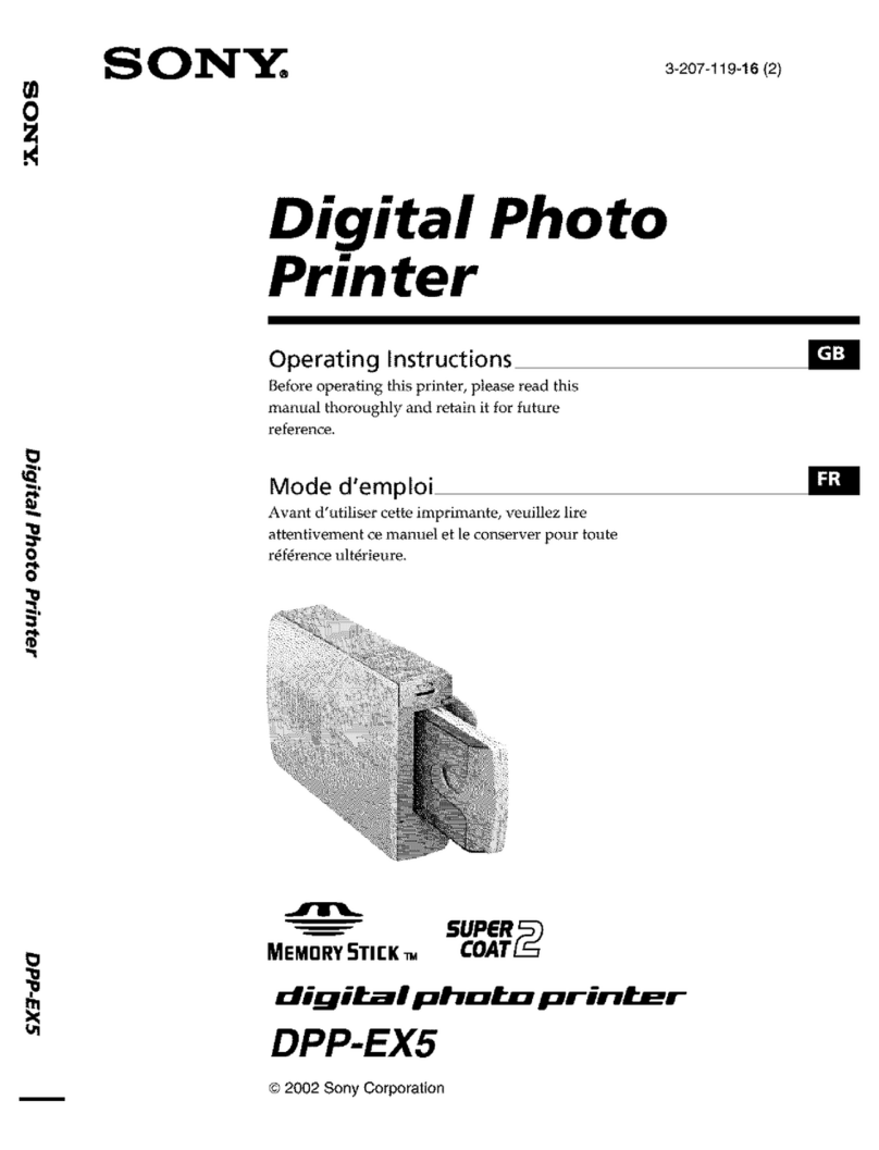 Sony DPP-EX5 User manual