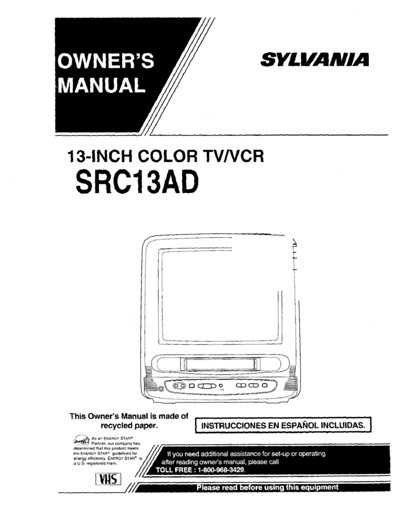 Sylvania SRC13AD User manual