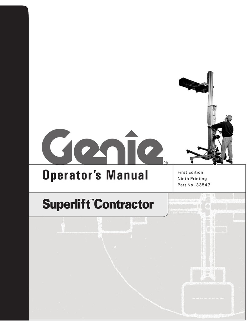 Genie 33547 Operators Operator's manual