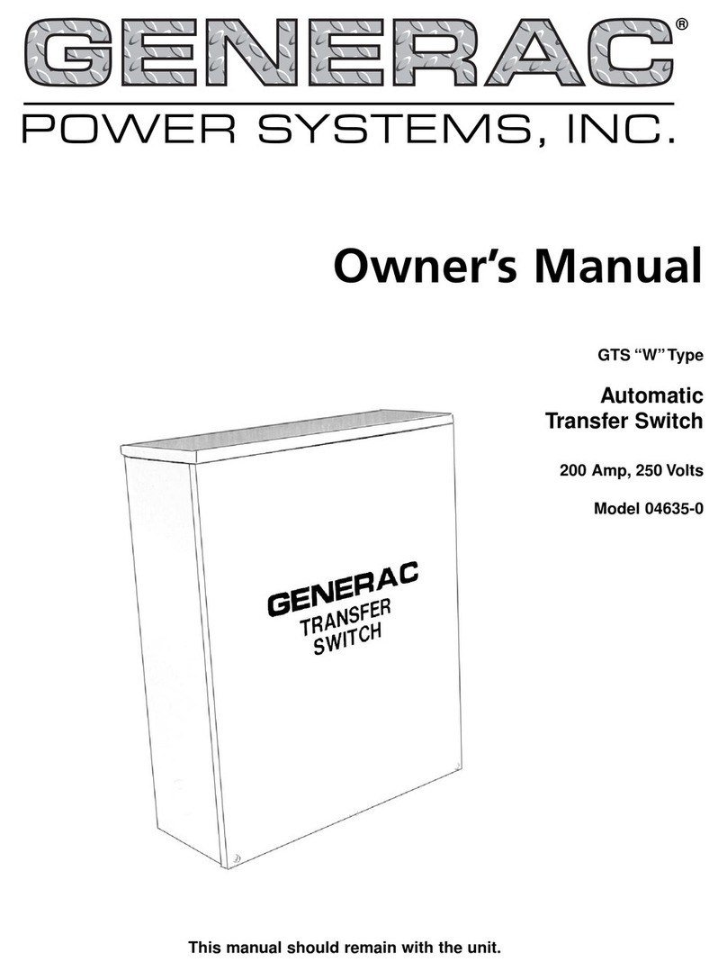 Generac Power Systems 04635-0 User manual Generac Power Systems 04635-0 User manual