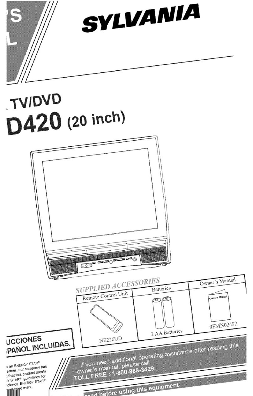 Sylvania SRTD420 owner's manual