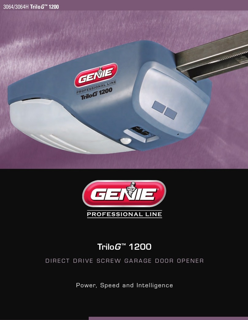 Genie TriloG 1200 Series User manual