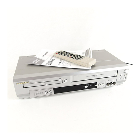 Sylvania SRD3900 User manual