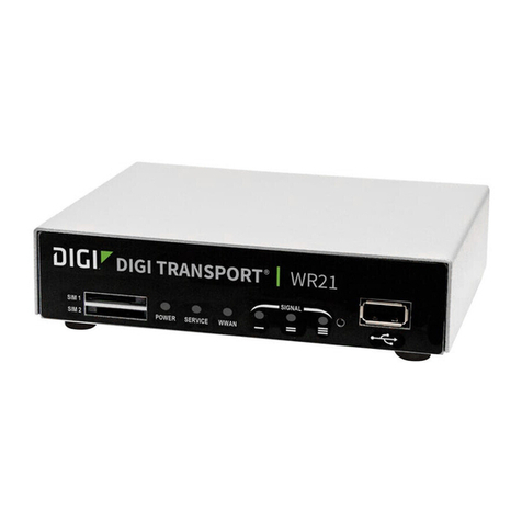 Digi TransPort WR21 User manual